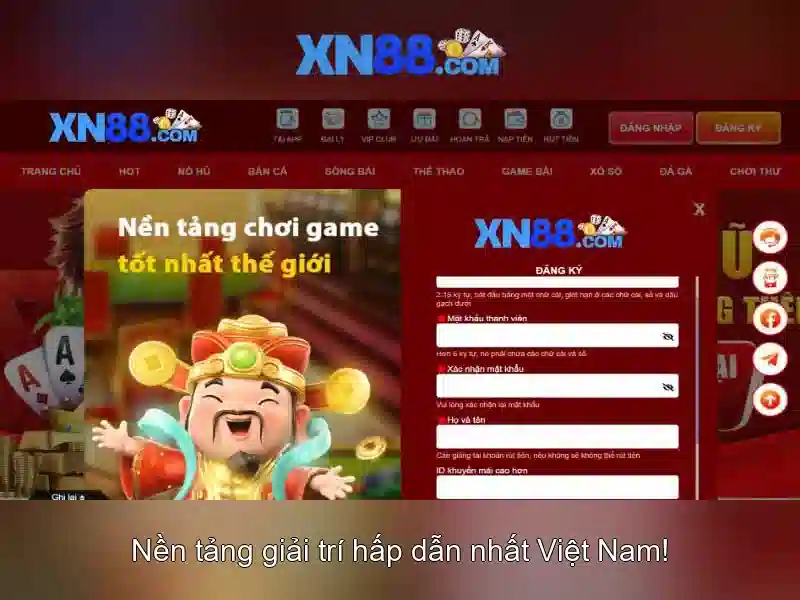 XN88 – Trải Nghiệm Chơi Slot Đỉnh Cao Không Bị Lừa Đảo