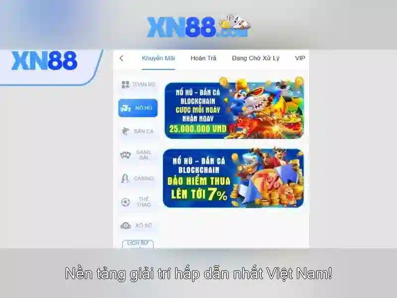 XN88 Casino - Trải Nghiệm Slot Đỉnh Cao Với Giao Diện Hiện Đại